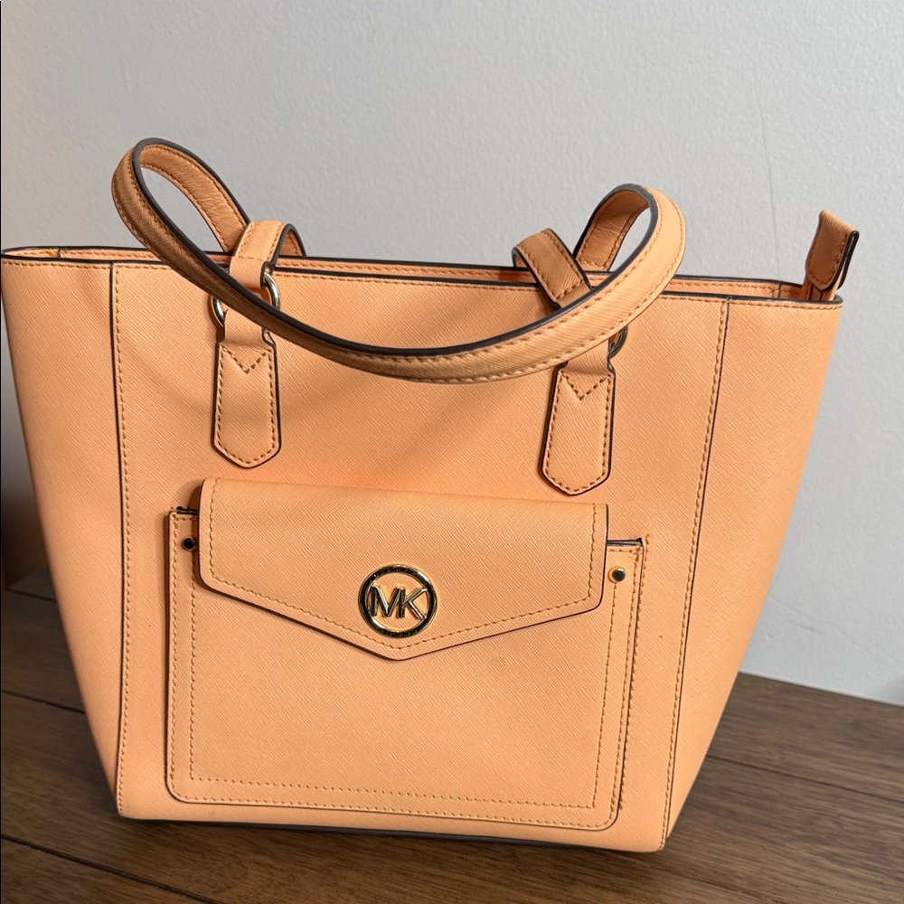 Michael Kors Apricot Tote Bag